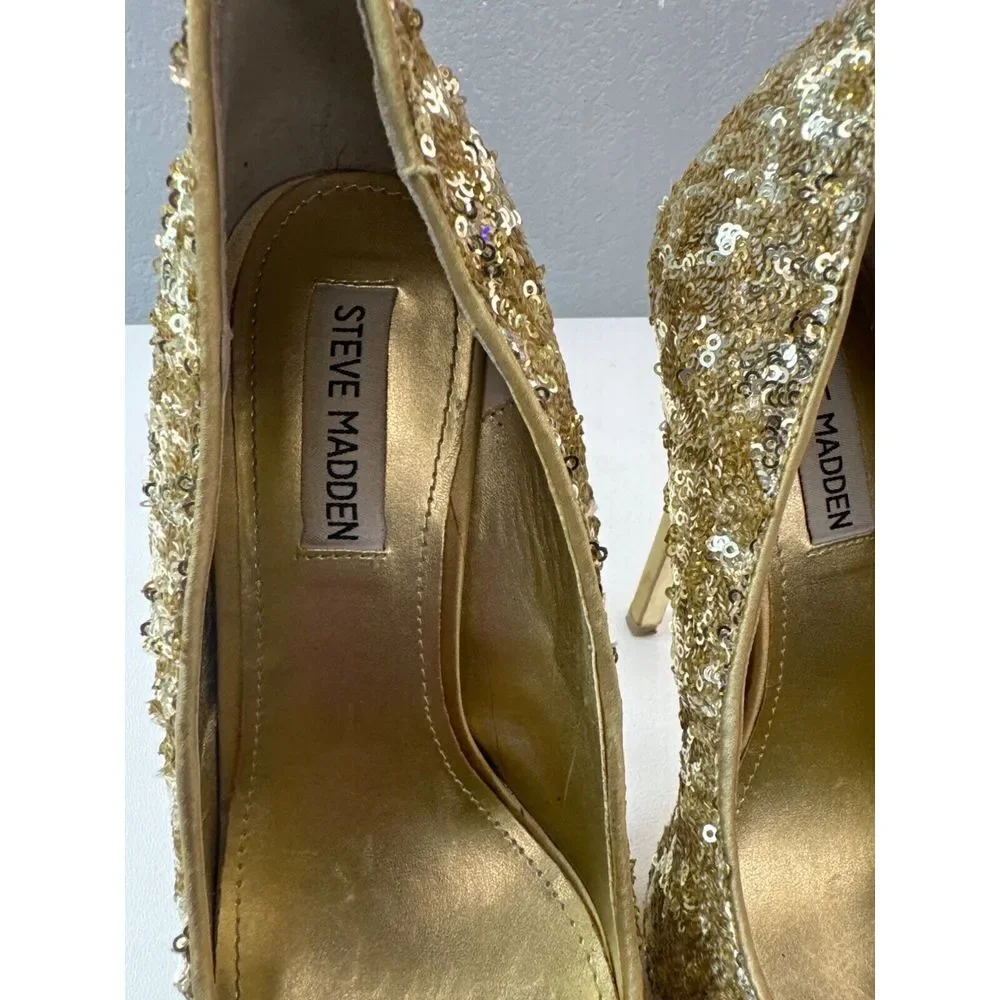 Steve Madden Size‎ 7.5 Sequin Platform High Heels